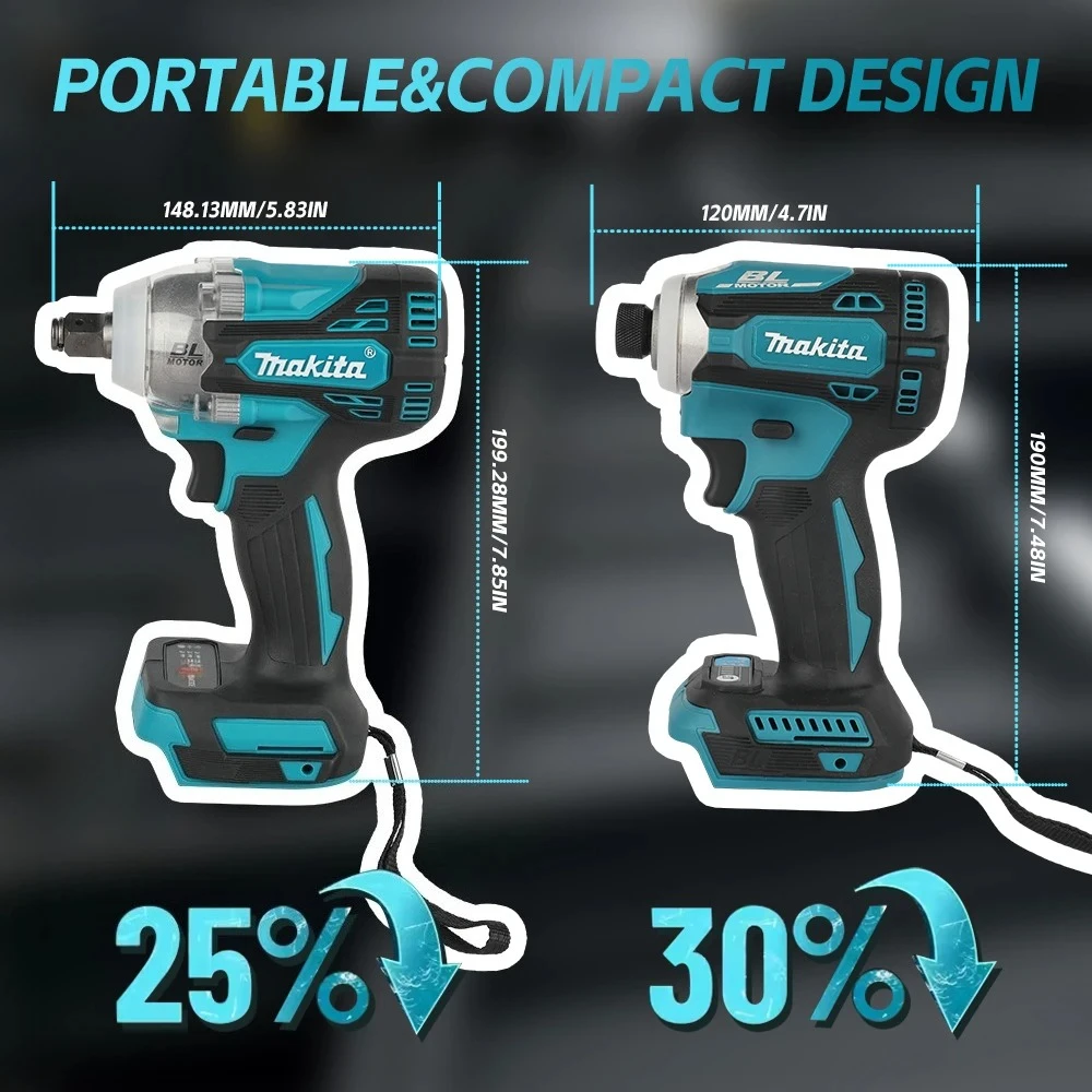 Makita Drill Dtw300 - Kunci Pas Elektrik Impak Isi Ulang