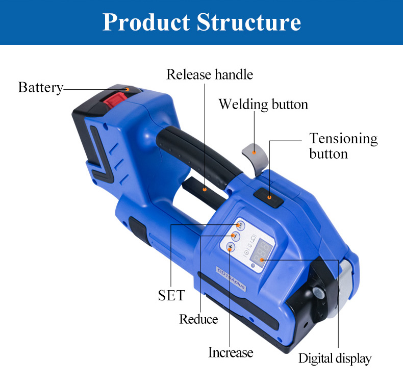 Power Tools Electrical - Alat Pengikat PP, Mesin Pengikat Elektrik