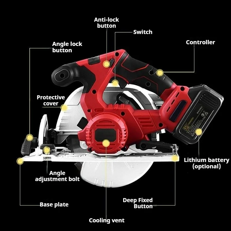 Power Tools Electrical - Mesin Pemotong Listrik Tanpa Sikat dengan