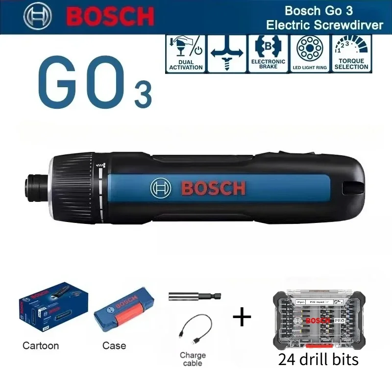 Set Obeng Elektrik Bosch GO 3, - Power Tools Professional ulasan dan harga